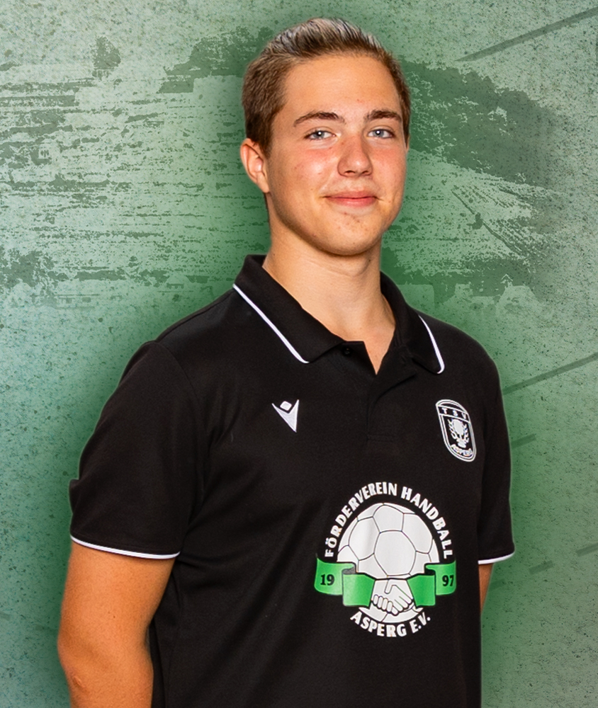 Der Trainer der weiblichen E-Jugend Noah Brand