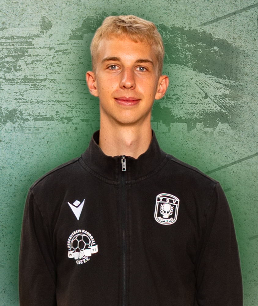 Der Trainer der männlichen C-Jugend Luis Ehmke