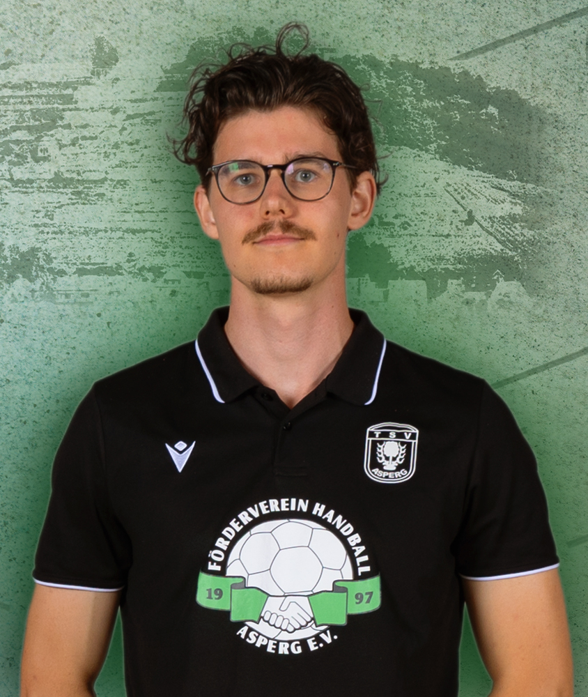 Der Trainer der männlichen A-Jugend Loris Gerlach