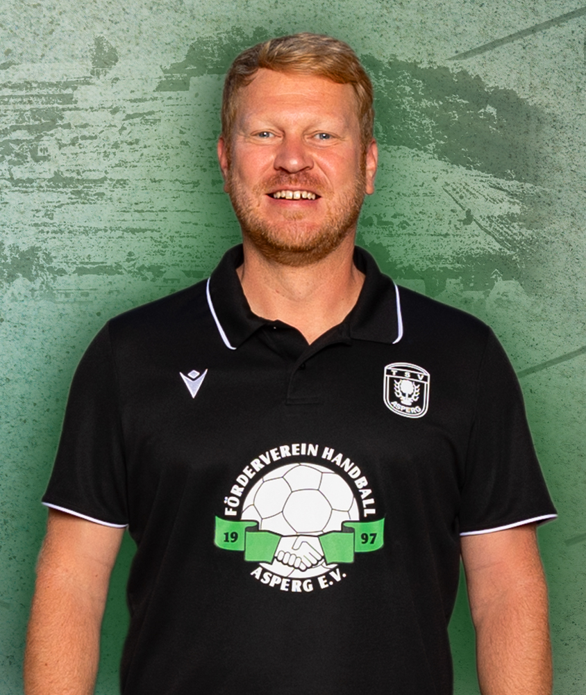 Der Trainer der gemischten E-Jugend Gerrit Stauch