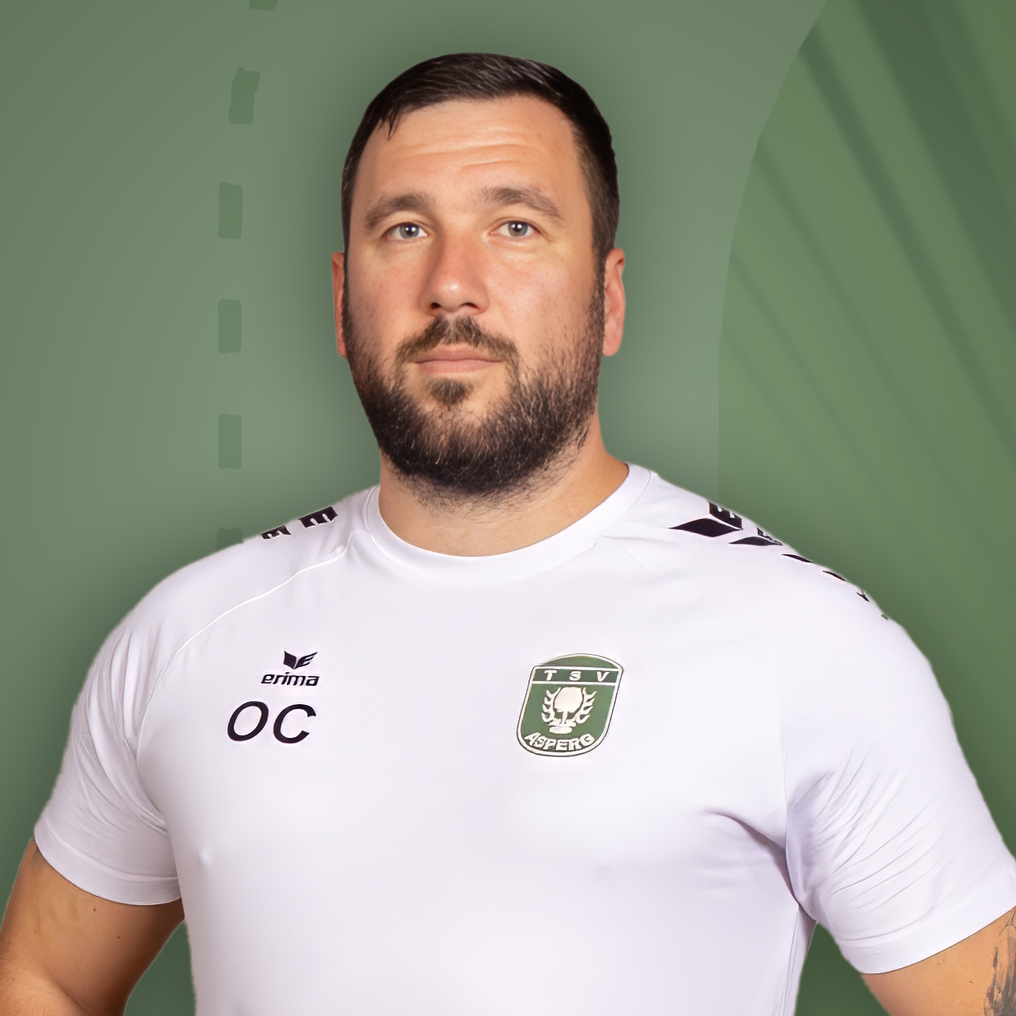 Der Trainer der Männer 1 Oliver Cicione