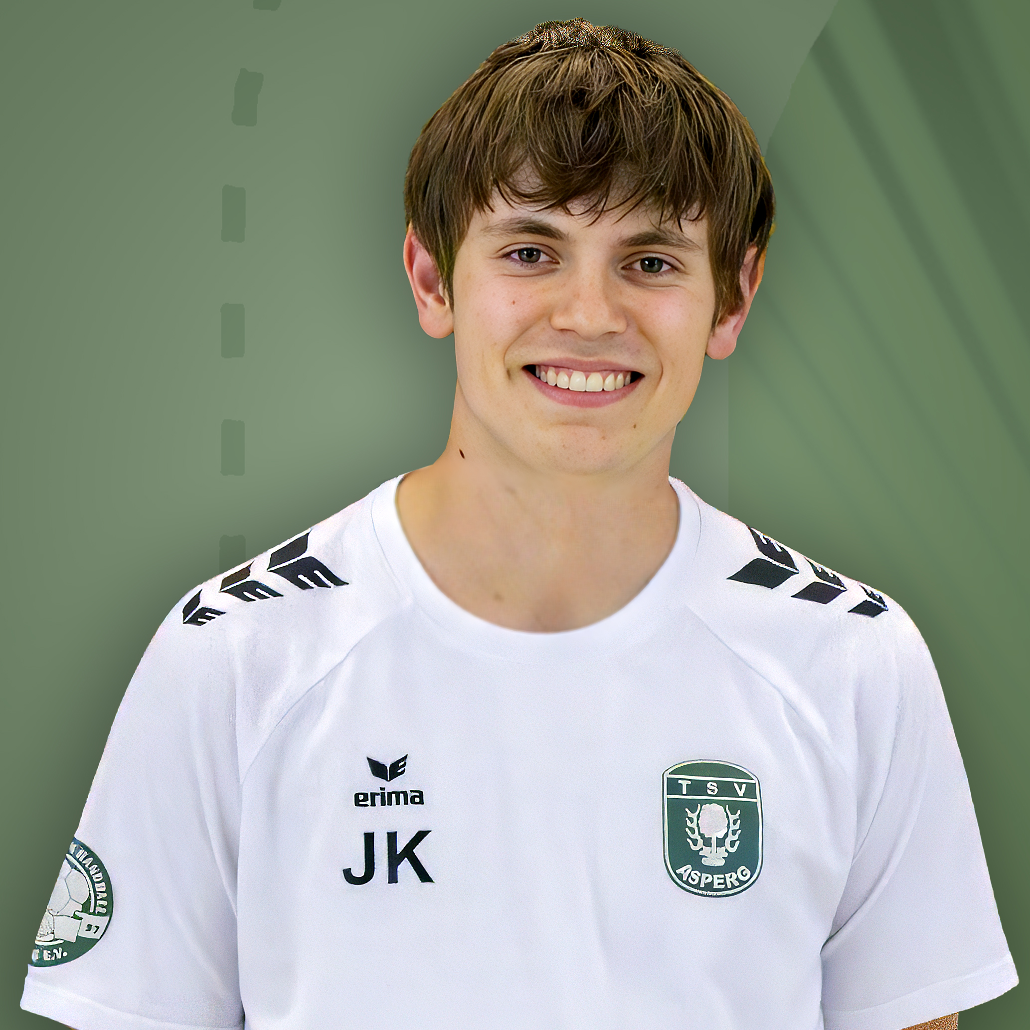 Der Trainer der gemischten E-Jugend Jakob Kube