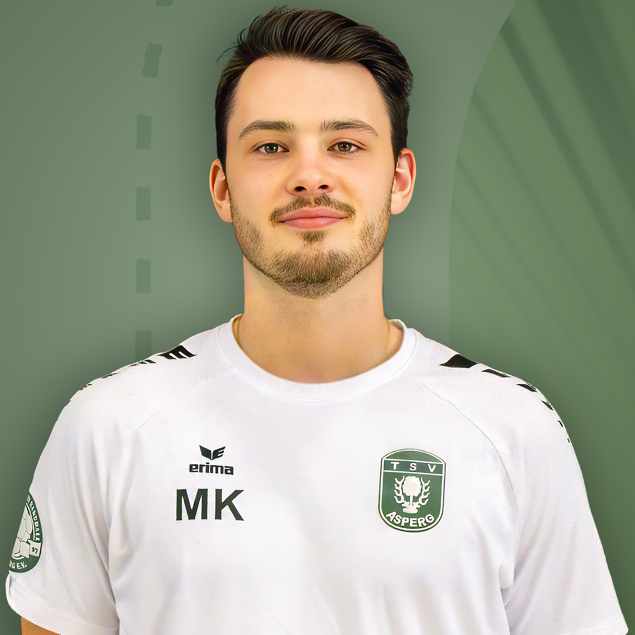 Der Trainer der männlichen A-Jugend Marek Schwinghammer
