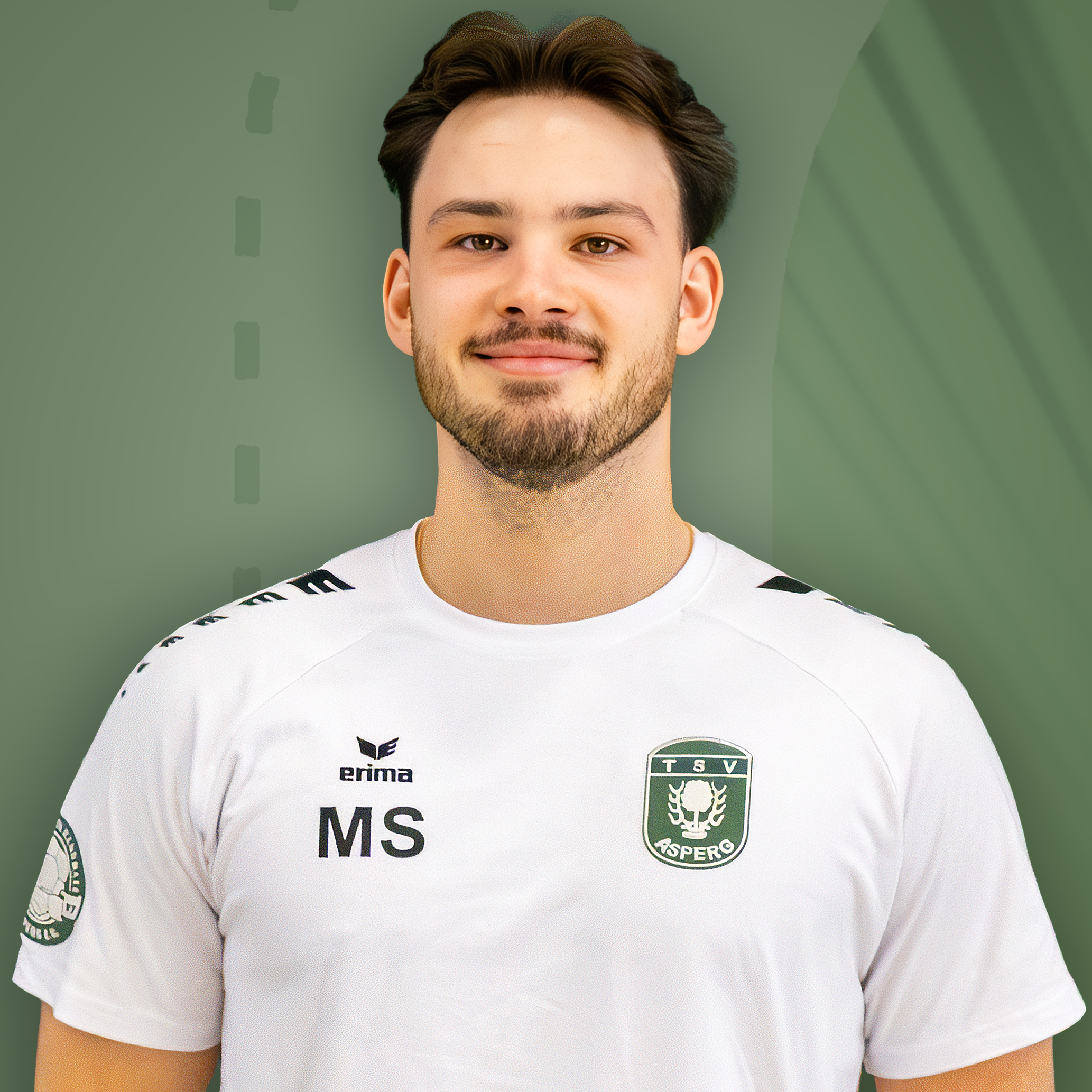 Der Trainer der männlichen A-Jugend Marius Schwinghammer