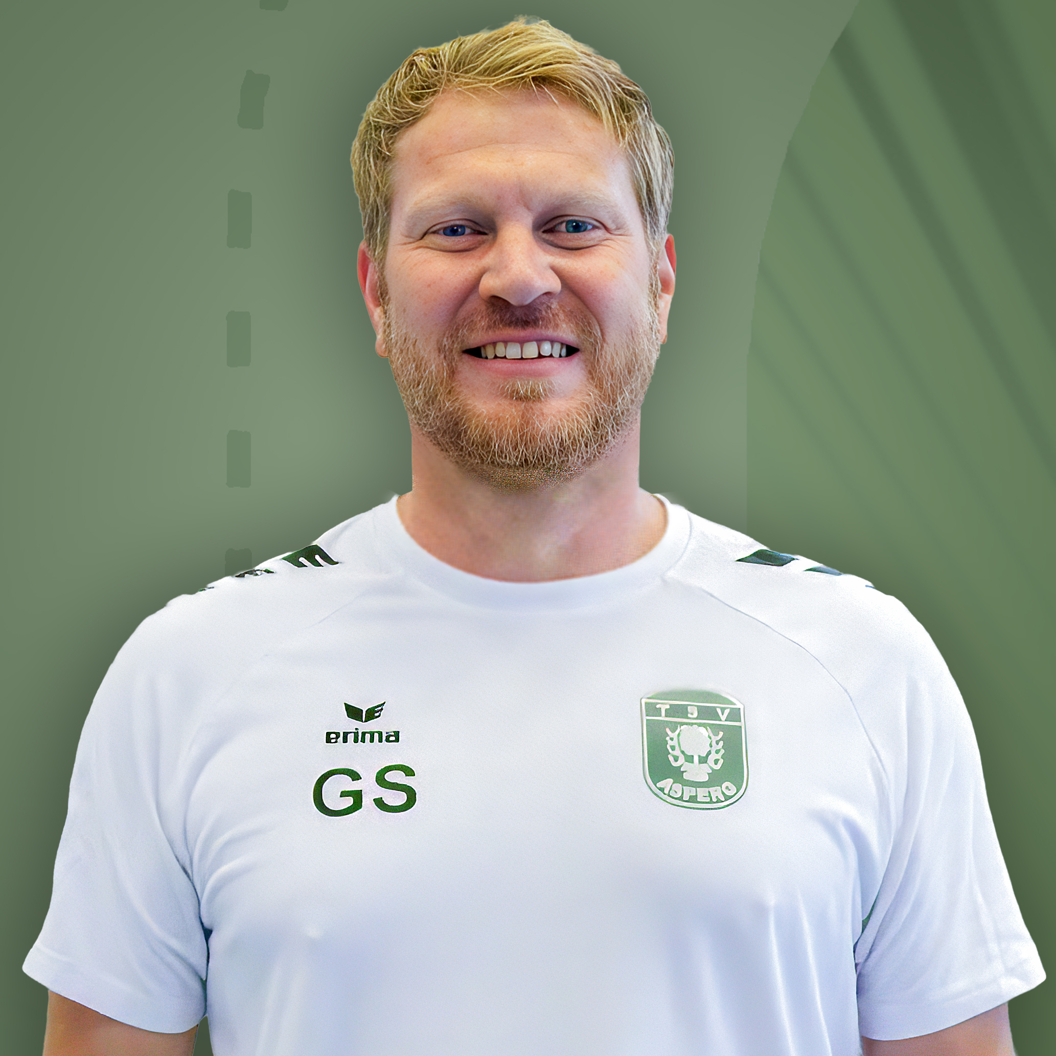 Der Trainer der gemischten D-Jugend Gerrit Stauch