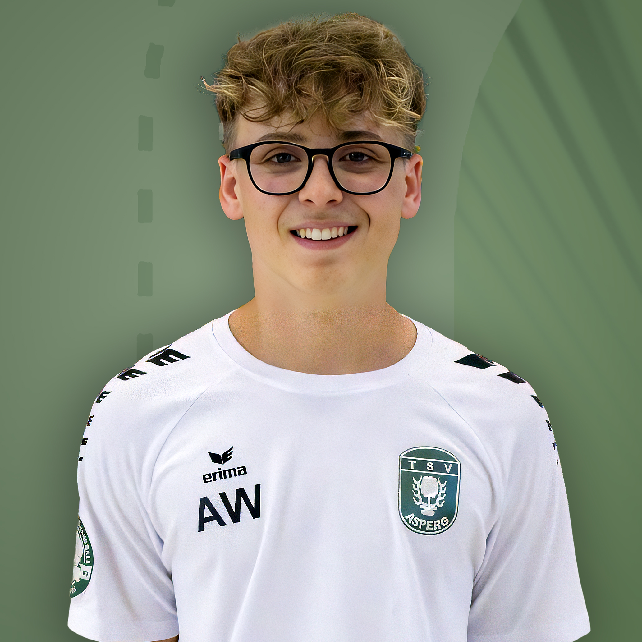Der Trainer der weiblichen D-Jugend Aaron Wohland