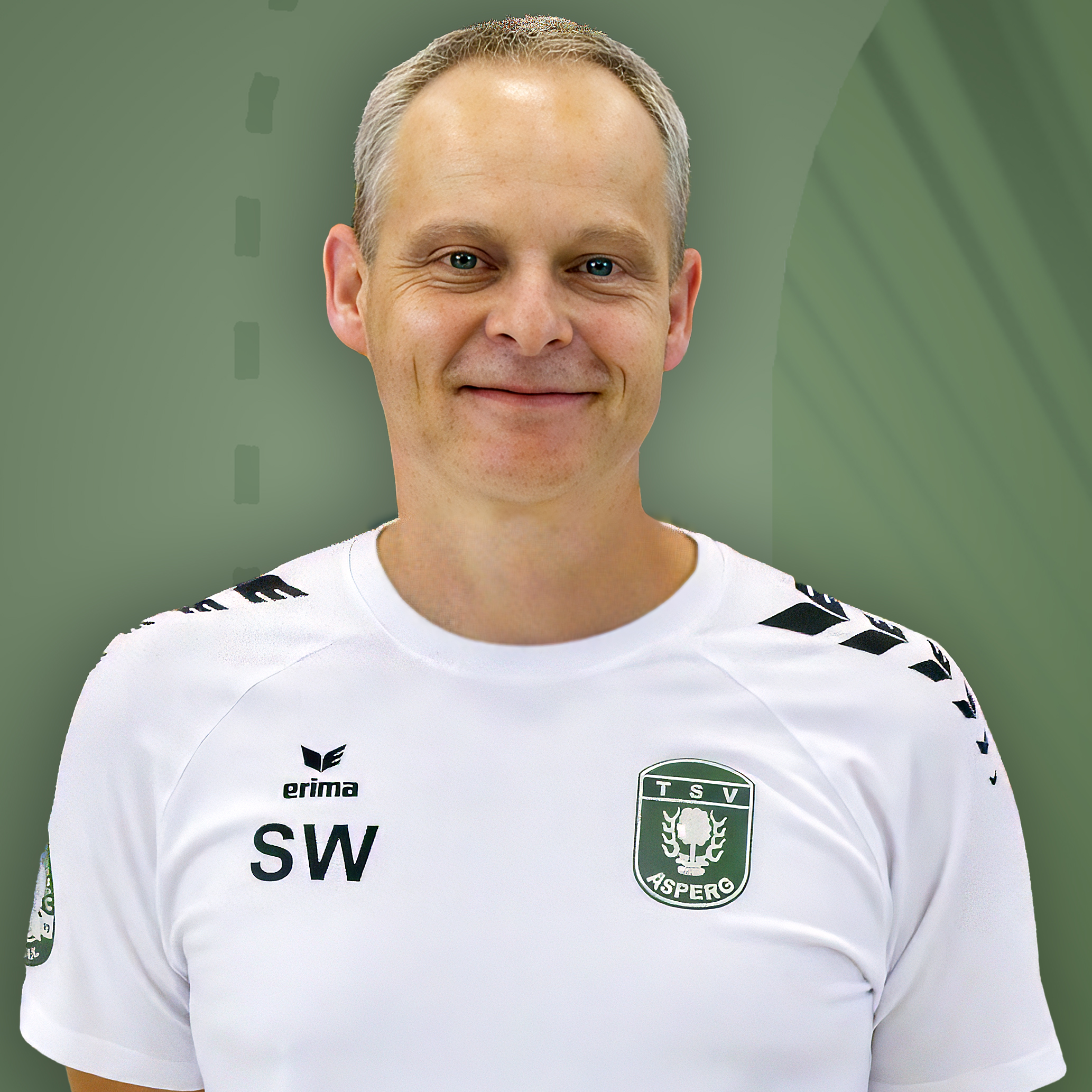 Der Trainer der weiblichen D-Jugend Swen Wohland