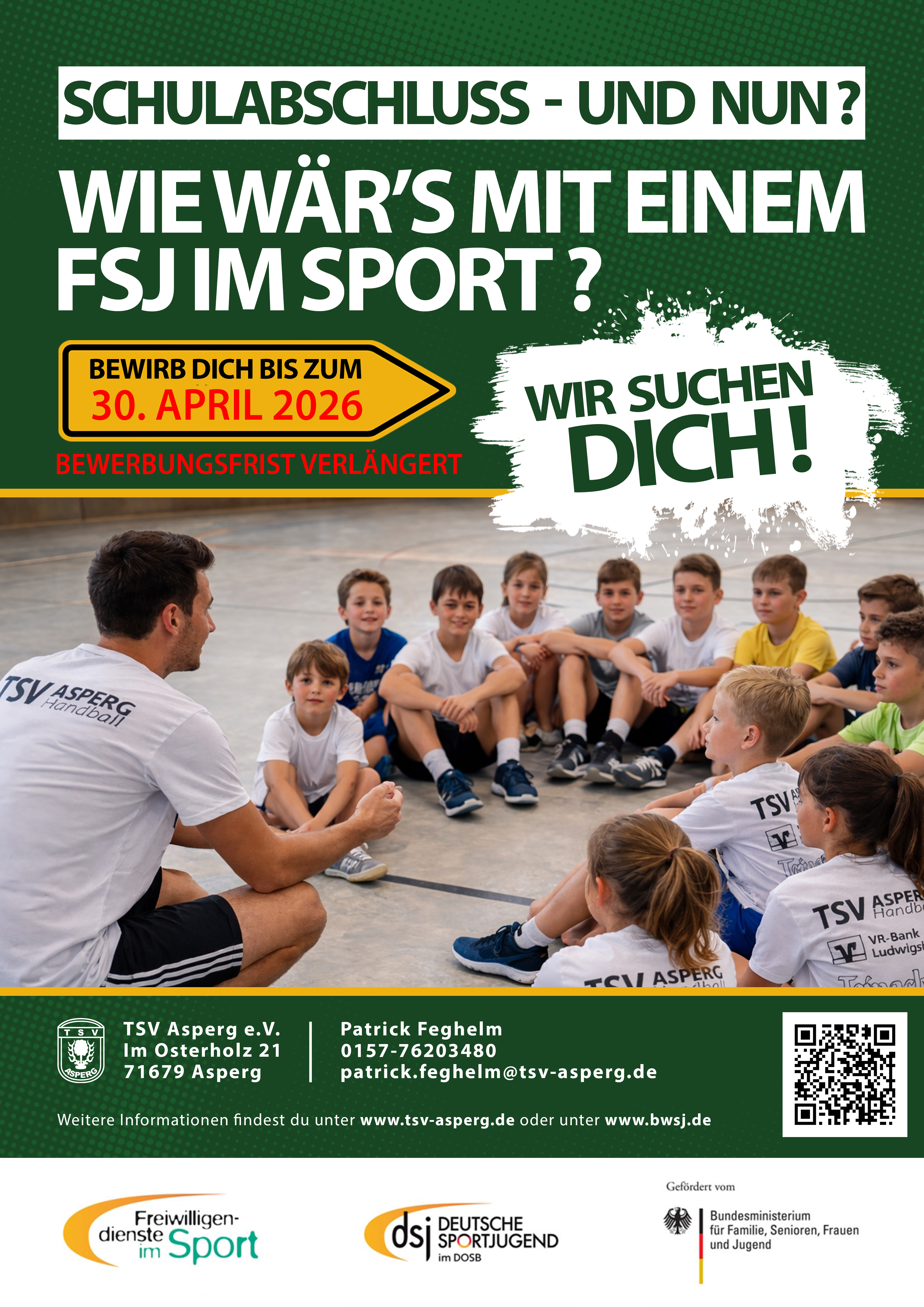 Schulabschluss - und nun? - Wie wär's mit einem FSJ im Sport?