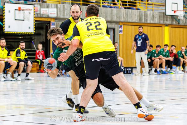 25.10.2025 Männer 1 - HA Neckarelz 35:21 | Bild: Mike Matysik (www.portraction.de)