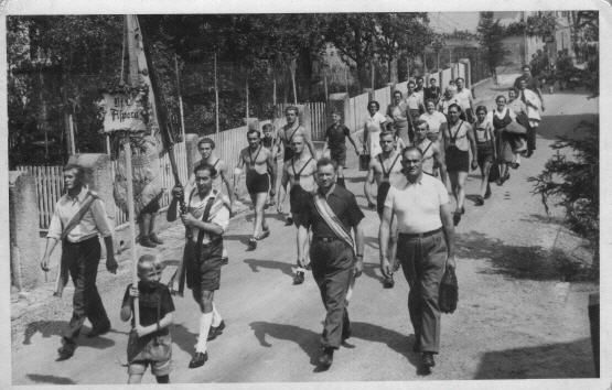 Athletenfest in Benningen ca.1950 