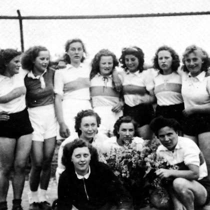 Die Damenmannschaft von 1947 bis 1950