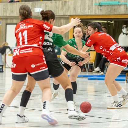 14.03.2026 Frauen 1 – HB Ludwigsburg 3 30:21 | Bild: Mike Matysik (www.portraction.de)