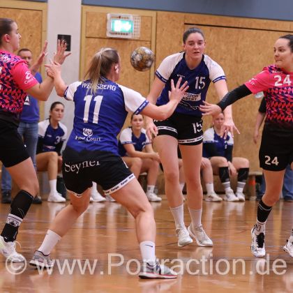 07.12.2025 TSV Weinsberg - Frauen 1 22:21 | Bild: Mike Matysik (www.portraction.de)	