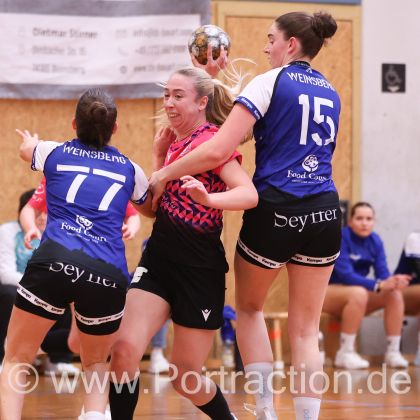 07.12.2025 TSV Weinsberg - Frauen 1 22:21 | Bild: Mike Matysik (www.portraction.de)	
