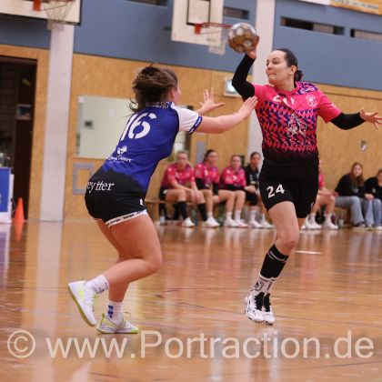07.12.2025 TSV Weinsberg - Frauen 1 22:21 | Bild: Mike Matysik (www.portraction.de)	