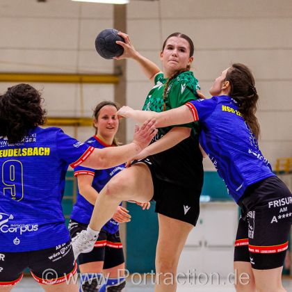 17.01.2026 Frauen 2 – HSG Leudelsbach 34:22 | Bild: Mike Matysik (www.portraction.de)