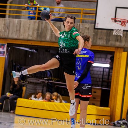 17.01.2026 Frauen 2 – HSG Leudelsbach 34:22 | Bild: Mike Matysik (www.portraction.de)
