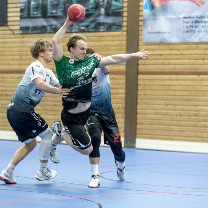 31.01.2026 HSG Hohenlohe - Männer 1 25:22 | Bild: Mike Matysik (www.portraction.de)