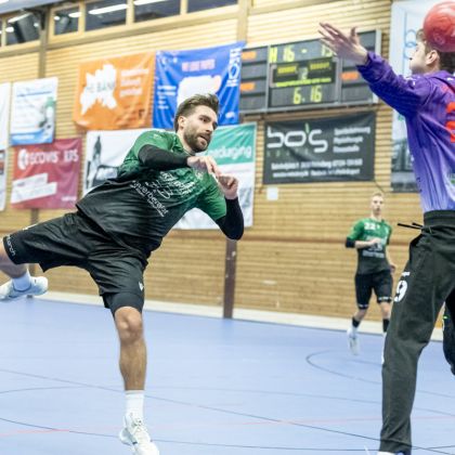 31.01.2026 HSG Hohenlohe - Männer 1 25:22 | Bild: Mike Matysik (www.portraction.de)