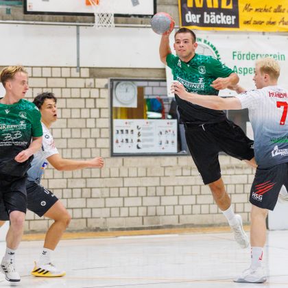 11.10.2025 Männer 1 - HSG Hohenlohe 35:21 | Bild: Mike Matysik (www.portraction.de)