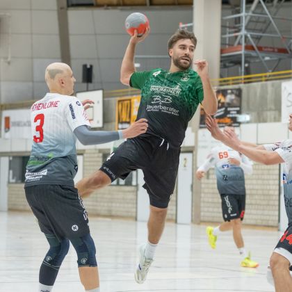 11.10.2025 Männer 1 - HSG Hohenlohe 35:21 | Bild: Mike Matysik (www.portraction.de)