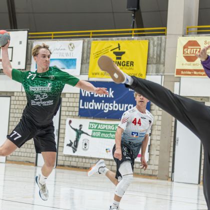 11.10.2025 Männer 1 - HSG Hohenlohe 35:21 | Bild: Mike Matysik (www.portraction.de)