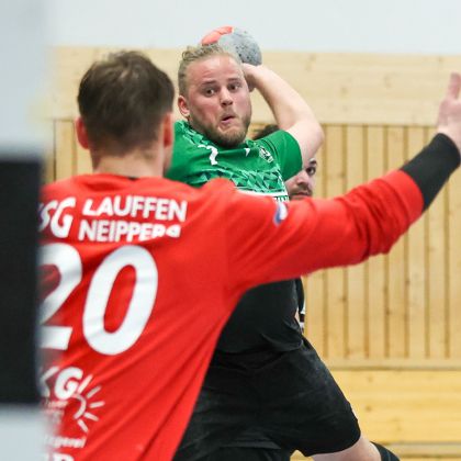 28.03.2026 HSG Lauffen-Neipperg - Männer 1 32:33 | Bild: Mike Matysik (www.portraction.de)