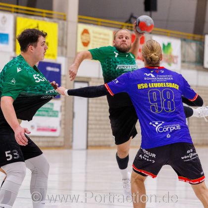 17.01.2026 Männer 1 - HSG Leudelsbach 30:29 | Bild: Mike Matysik (www.portraction.de)