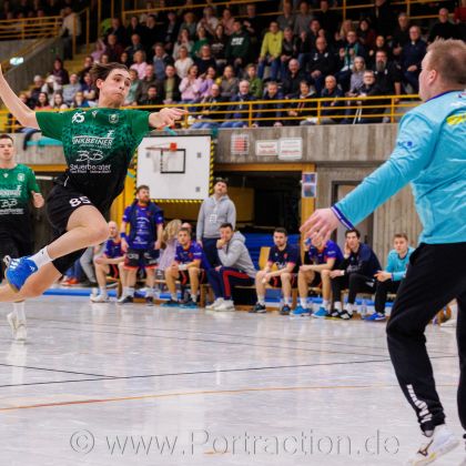 17.01.2026 Männer 1 - HSG Leudelsbach 30:29 | Bild: Mike Matysik (www.portraction.de)