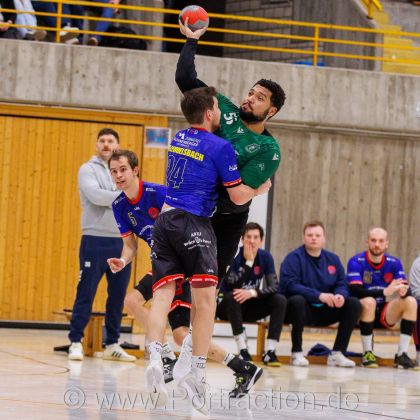 17.01.2026 Männer 1 - HSG Leudelsbach 30:29 | Bild: Mike Matysik (www.portraction.de)