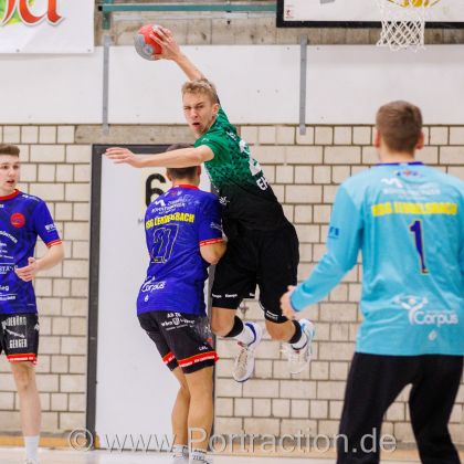 17.01.2026 Männer 1 - HSG Leudelsbach 30:29 | Bild: Mike Matysik (www.portraction.de)