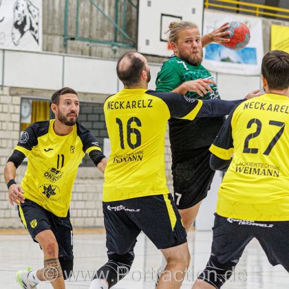 25.10.2025 Männer 1 - HA Neckarelz 35:21 | Bild: Mike Matysik (www.portraction.de)