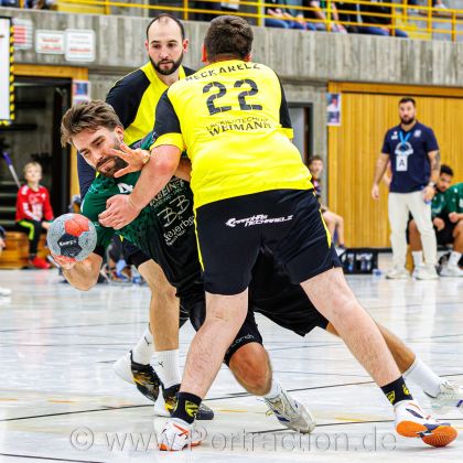 25.10.2025 Männer 1 - HA Neckarelz 35:21 | Bild: Mike Matysik (www.portraction.de)