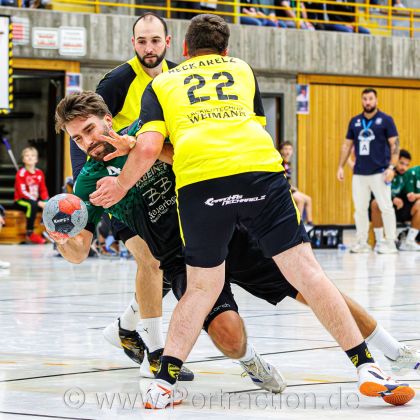 25.10.2025 Männer 1 - HA Neckarelz 35:21 | Bild: Mike Matysik (www.portraction.de)