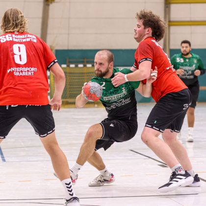 13.12.2025 Männer 1 - SG Schozach-Bottwartal 2 44:26 | Bild: Mike Matysik (www.portraction.de)
