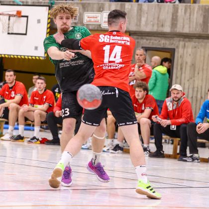 13.12.2025 Männer 1 - SG Schozach-Bottwartal 2 44:26 | Bild: Mike Matysik (www.portraction.de)