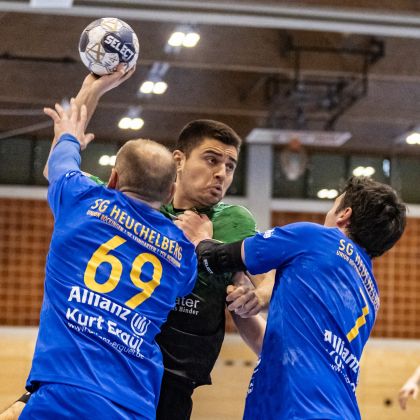 31.01.2026 SG Heuchelberg – Männer 2 22:25 | Bild: Mike Matysik (www.portraction.de)