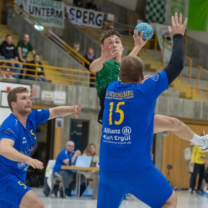 25.10.2025 Männer 2 - SG Heuchelberg 28:25 | Bild: Mike Matysik (www.portraction.de)