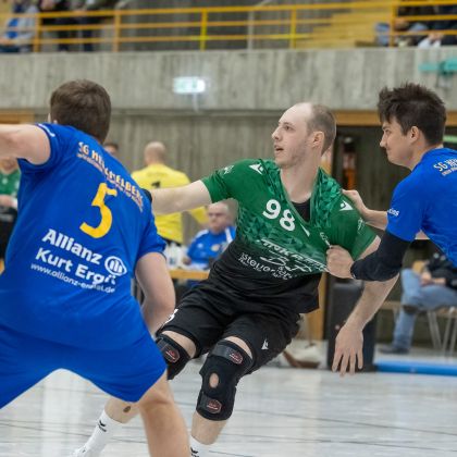 25.10.2025 Männer 2 - SG Heuchelberg 28:25 | Bild: Mike Matysik (www.portraction.de)