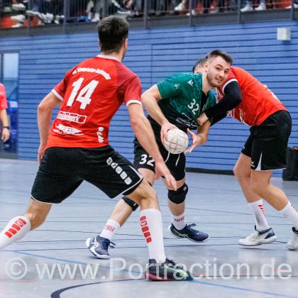 16.11.2025 HG Königshofen-Sachsenflur – Männer 2 22:27 | Bild: Mike Matysik (www.portraction.de)