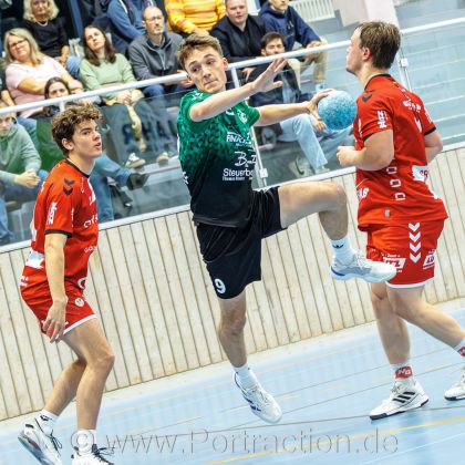 01.11.2025 HB Ludwigsburg 2 – Männer 2 31:27 | Bild: Mike Matysik (www.portraction.de)