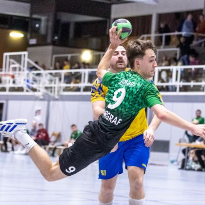 21.12.2025 SV Germania Obrigheim - Männer 2 34:25 | Bild: Mike Matysik (www.portraction.de)