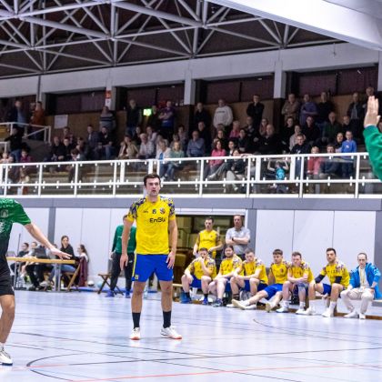 21.12.2025 SV Germania Obrigheim - Männer 2 34:25 | Bild: Mike Matysik (www.portraction.de)