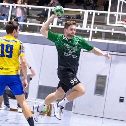 21.12.2025 SV Germania Obrigheim - Männer 2 34:25 | Bild: Mike Matysik (www.portraction.de)