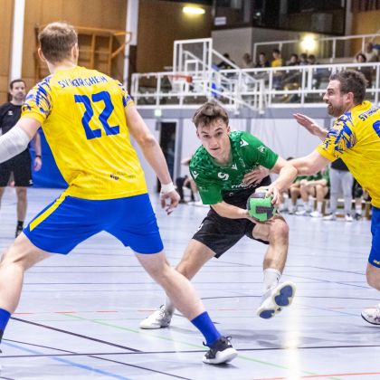 21.12.2025 SV Germania Obrigheim - Männer 2 34:25 | Bild: Mike Matysik (www.portraction.de)