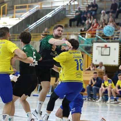 11.04.2026 Männer 2 - SV Germania Obrigheim 26:27 | Bild: Mike Matysik (www.portraction.de)