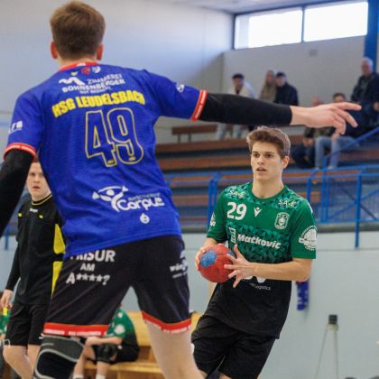 31.01.2026 HSG Leudelsbach – männl. A 36:40 | Bild: Mike Matysik (www.portraction.de)