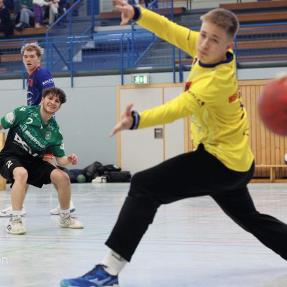 31.01.2026 HSG Leudelsbach – männl. A 36:40 | Bild: Mike Matysik (www.portraction.de)