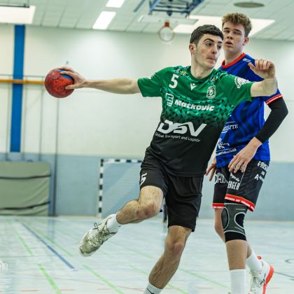 31.01.2026 HSG Leudelsbach – männl. A 36:40 | Bild: Mike Matysik (www.portraction.de)