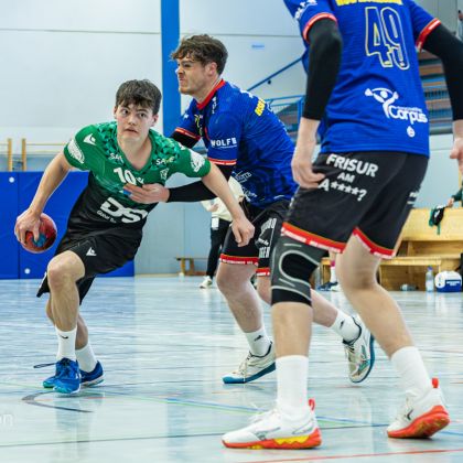 31.01.2026 HSG Leudelsbach – männl. A 36:40 | Bild: Mike Matysik (www.portraction.de)